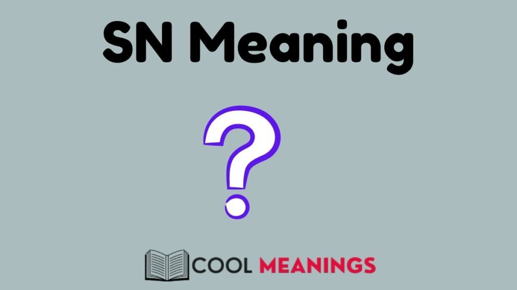 SN Meaning